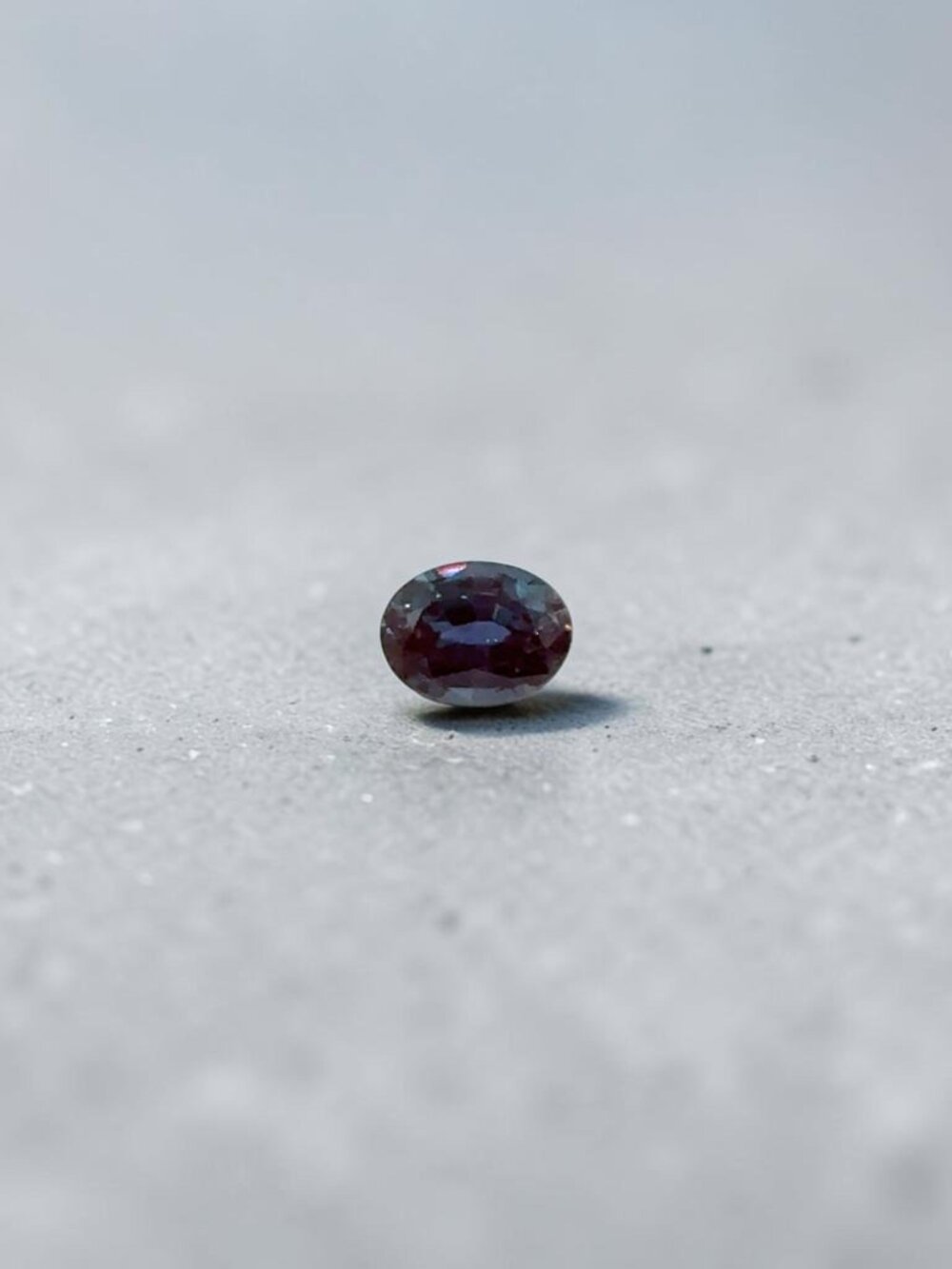 1.46 Carat Oval Lab Created Alexandrite Gemstone